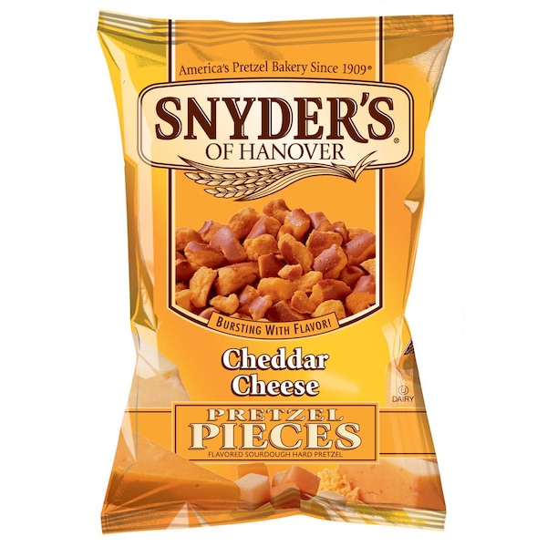 Snyders Of Hanover Snyder's Of Hanover Cheddar Cheese Pretzel Pieces 8 oz. Bag, PK6 88770 - main